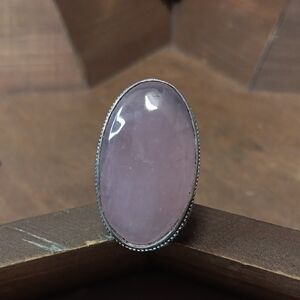 Elegant Pink Stone Ring